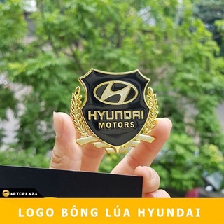 Bộ Logo Huy Hiệu bông lúa đầy đủ hãng xe, dán hông xe ô tô trang trí