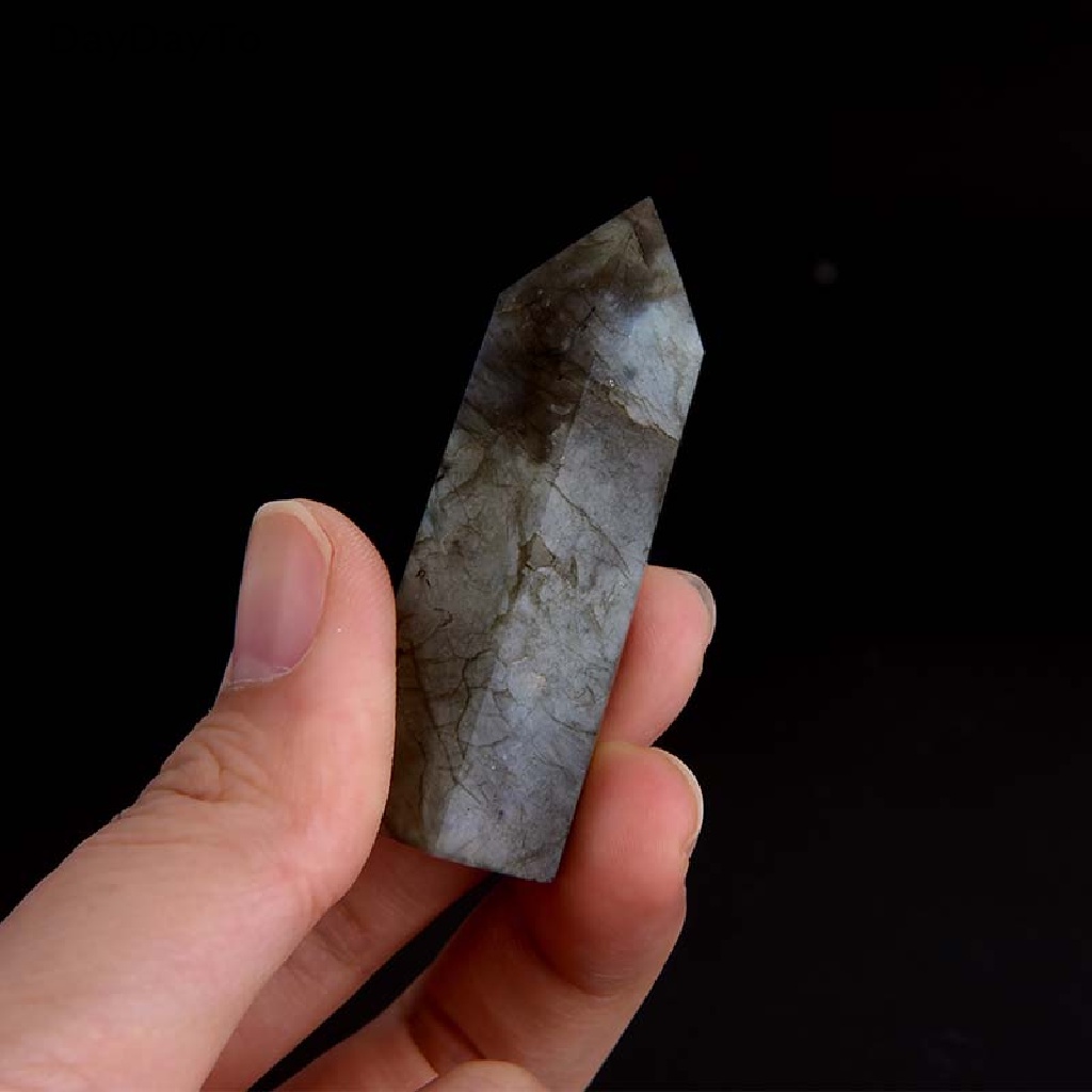 Daydoyto Đá Thạch Anh Labradorite Tự Nhiên Đầu Lục Giác