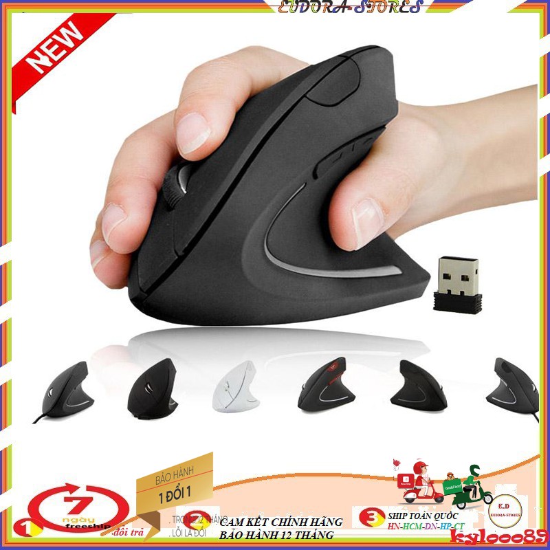 ✅Chuột dành cho dân văn phòng✅Chuột không dây Ergonomic Mouse  kiểu đứng chống mỏi Thế hệ mới nhất