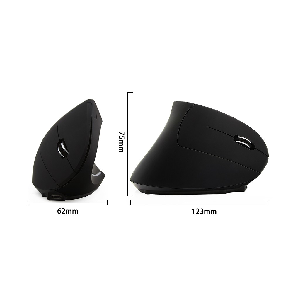 Elec Space Chuột quang không dây elec Space 2.4G có thể sạc lại dùng để chơi game