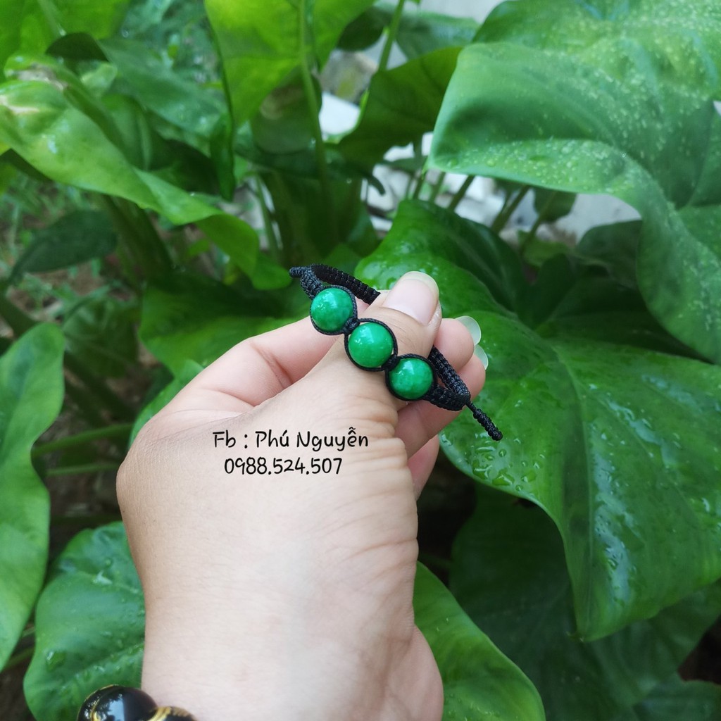 Vòng Đan Dây Đá Phong Thủy ( Ghi chú size tay )