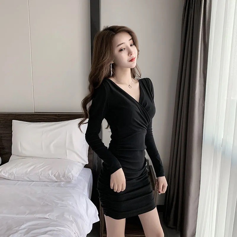 Váy Body_Đầm Body Đỏ Tôn Dáng Dài Tay Size S/M_đầm_nữ | BigBuy360 - bigbuy360.vn