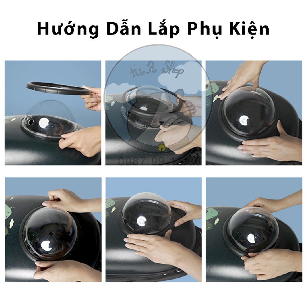 [New] Bộ Sưu Tập Mùa Xuân  Balo Phi Hành Gia Balo Vận Chuyển Chó Mèo Dành Cho Thú Cưng Dưới 7kg Chất Liệu Cao Cấp