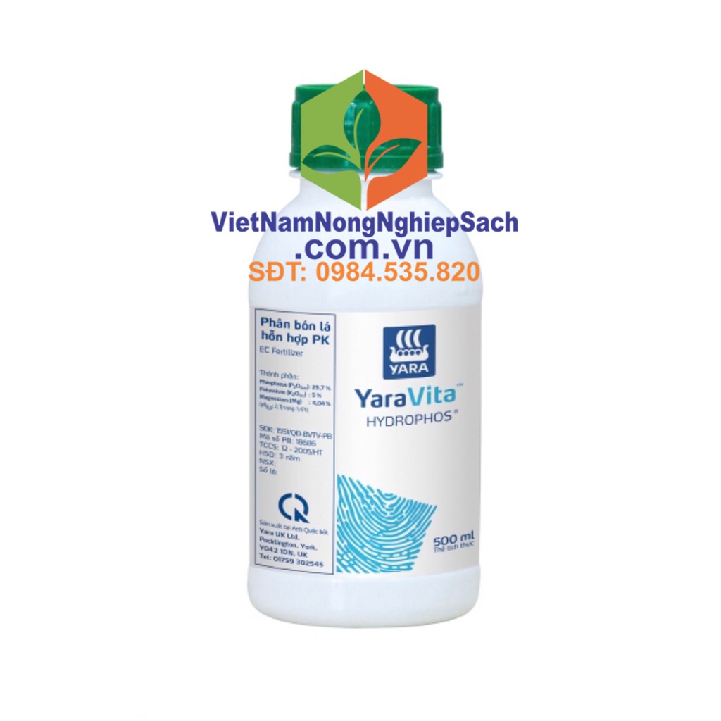500ML - YaraVita HYDROPHOS – PHÂN BÓN LÁ CAO CẤP