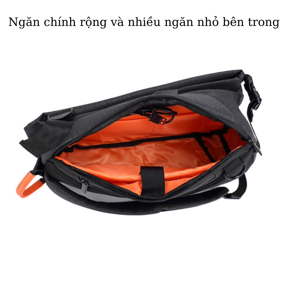 Túi Đeo Chéo Nam Loại Lớn Kabek NF0309 Thời Trang