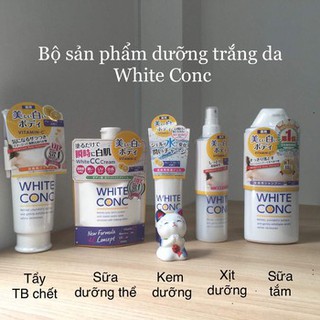 Lotion xịt trắng da White Conc Vitamin C 245ml Nhật
