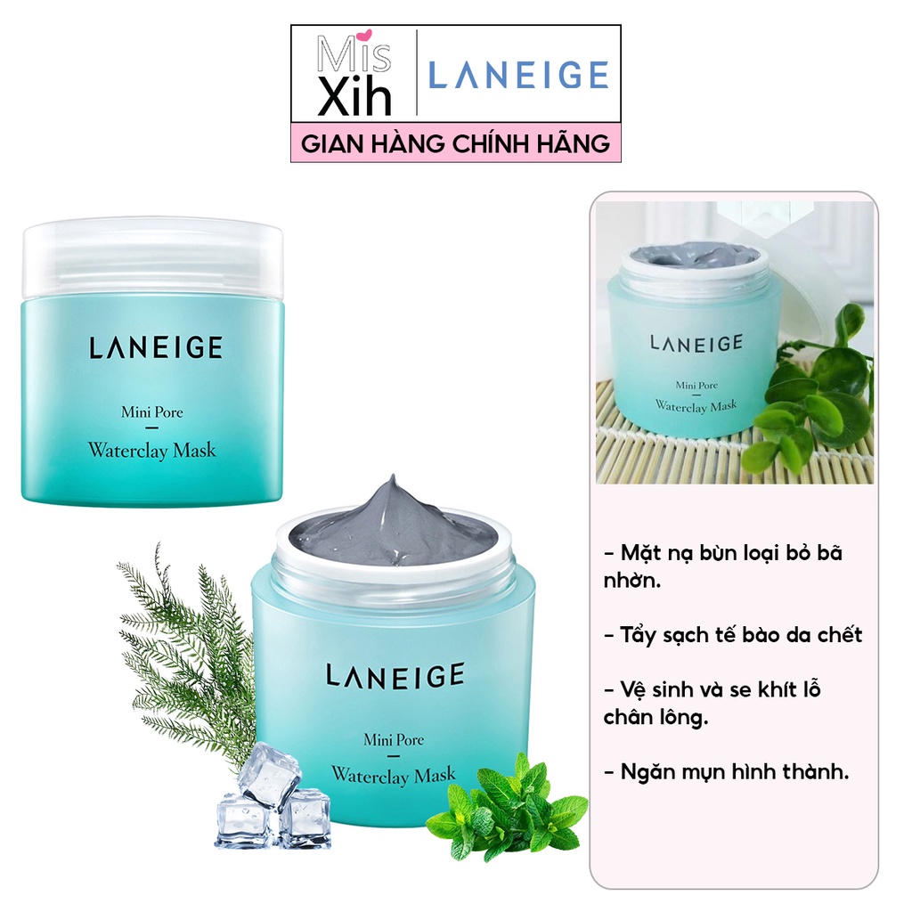 Mặt nạ đất sét Laneige Mini Pore Waterclay Mask 70ml - Miss Xinh