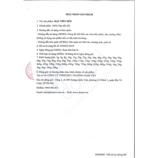 Hạt tiểu hồi Nahas