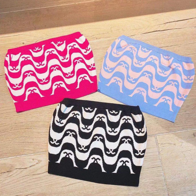 Áo croptop dệt kim không tay in họa tiết thời trang hàn quốc gợi cảm dành cho nữ | BigBuy360 - bigbuy360.vn