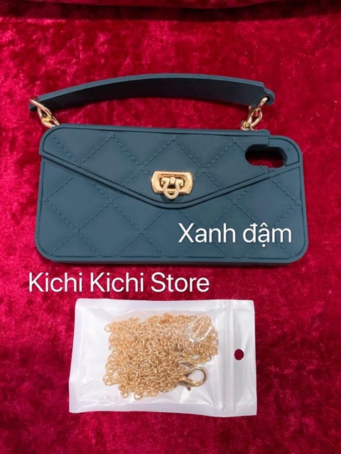 (HÌNH THẬT)Ốp silicone túi xách tiện lợi siêu cute