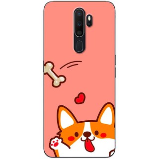 Ốp lưng OPPO A5 2020, A9 2020 in hình Chó chờ xương