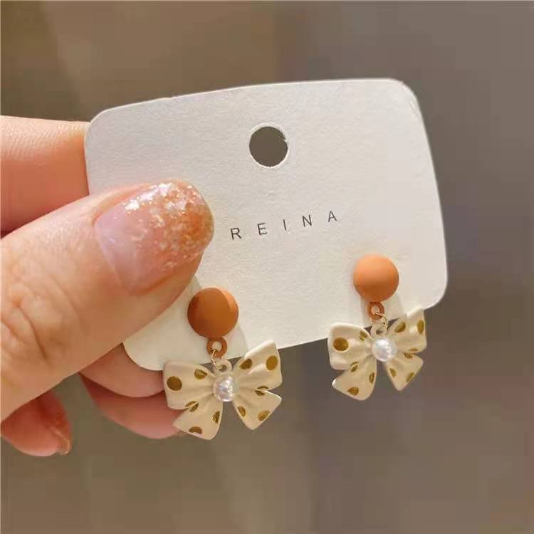 Đôi Bông Tai Hình Chiếc Nơ Xinh Xắn Thời Trang 2022 Cho Nữ