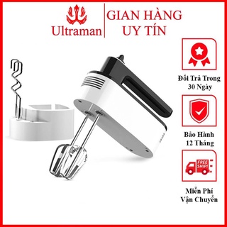 Máy đánh trứng cầm tay mini để bàn ostini máy nhồi bột làm bánh 5 chế độ giúp đánh trứng đánh kem nhào bột tiện lợi