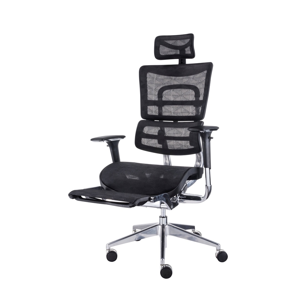 RẺ HƠN HOÀN TIỀN Ghế Ergonomic 801L hai lưng, có kê chân dành cho người cao trên 1m75