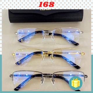 Gọng Kính Cận Nam, Titanium siêu nhẹ, sang trọng lịch lãm dành cho dân văn phòng và nam trung niên - Kính Mắt 168