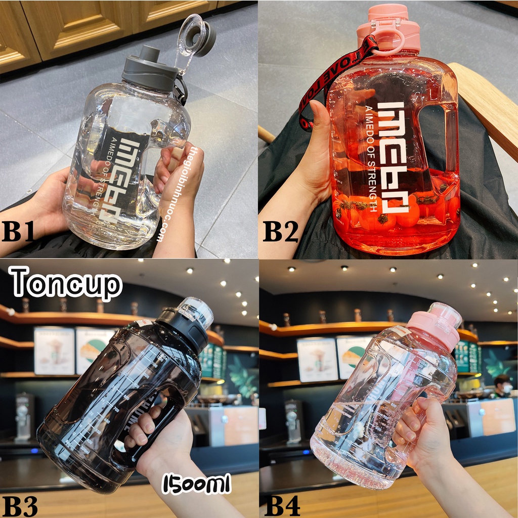 Bình Nước Thể Thao Tập Gym 2 Lít 2700ML N185