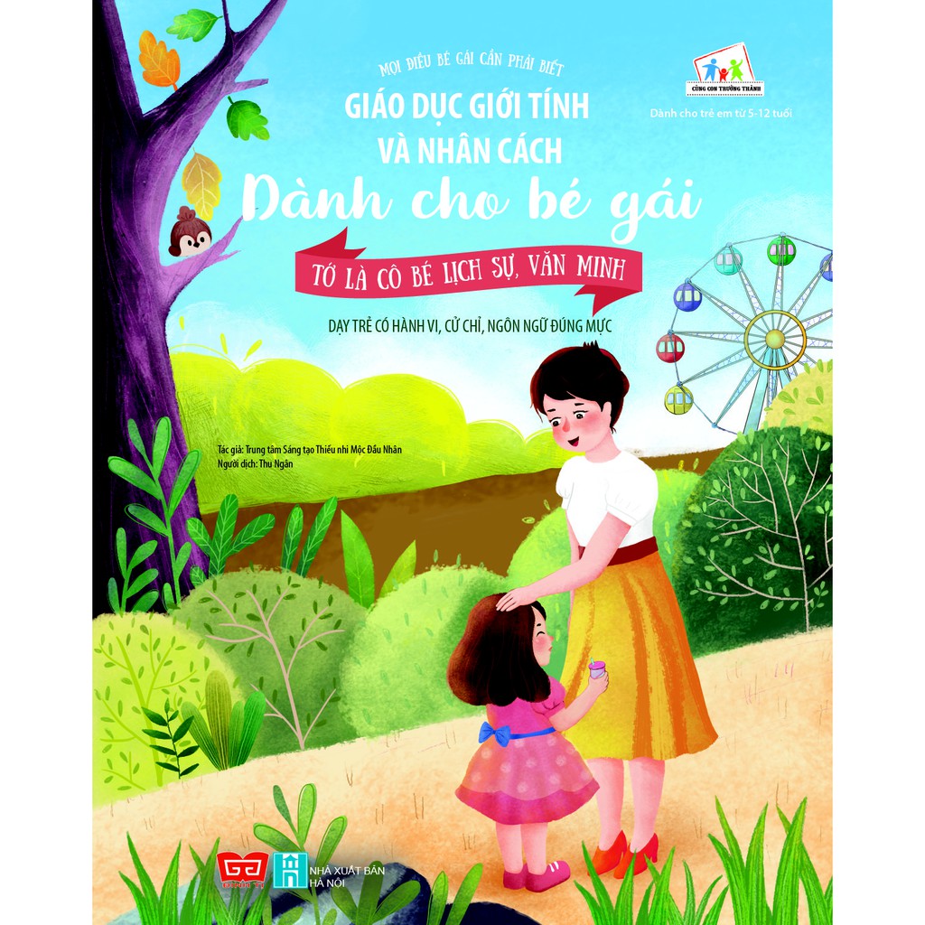 Sách - Combo: Giáo dục giới tính và nhân cách dành cho bé gái (4 tập)