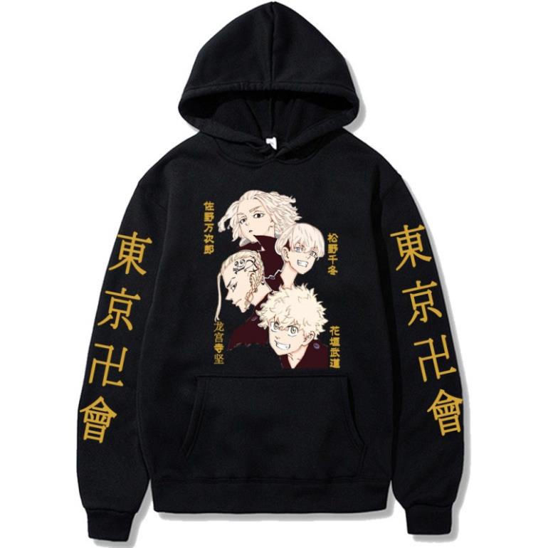 🎁 Mẫu áo Hoodie in hình Anime Tokyo Revengers Mikey Manjiro Sano Draken độc đẹp giá siêu rẻ 💖