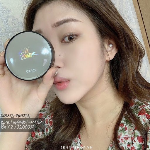 Phấn nước CLIO Kill Cover Founwear Xp Cushion + Kèm lõi - Kiềm dầu Lâu trôi Che Khuyết Điểm | BigBuy360 - bigbuy360.vn