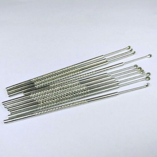 Cây lấy ráy tai, cây móc tai cán inox - cán gỗ