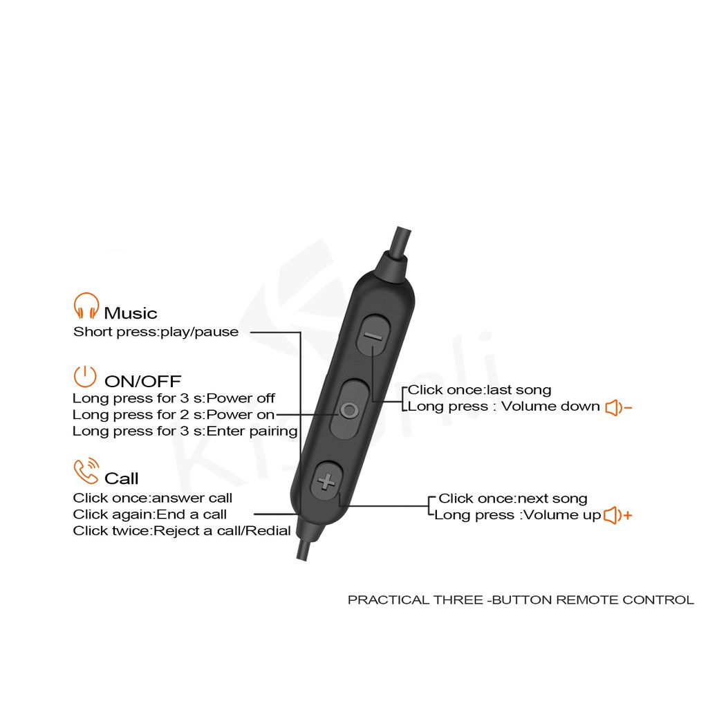 Tai Nghe Thể Thao Chuyên Nghiệp Bluetooth Kisonli KX-1