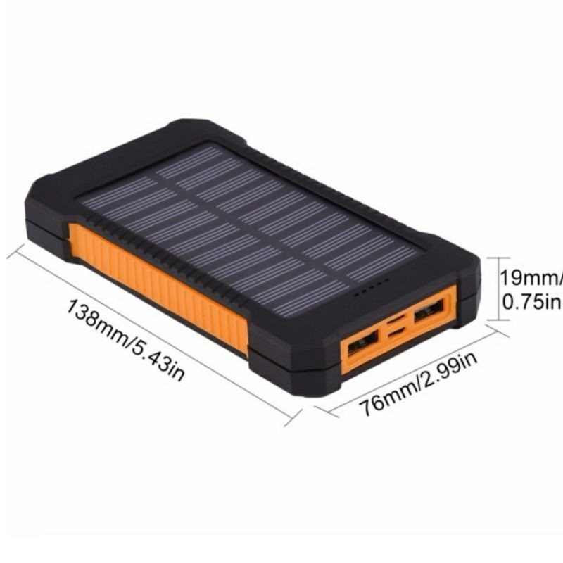 Pin sạc dự phòng bằng năng lượng mặt trời dung lượng 30000mAh