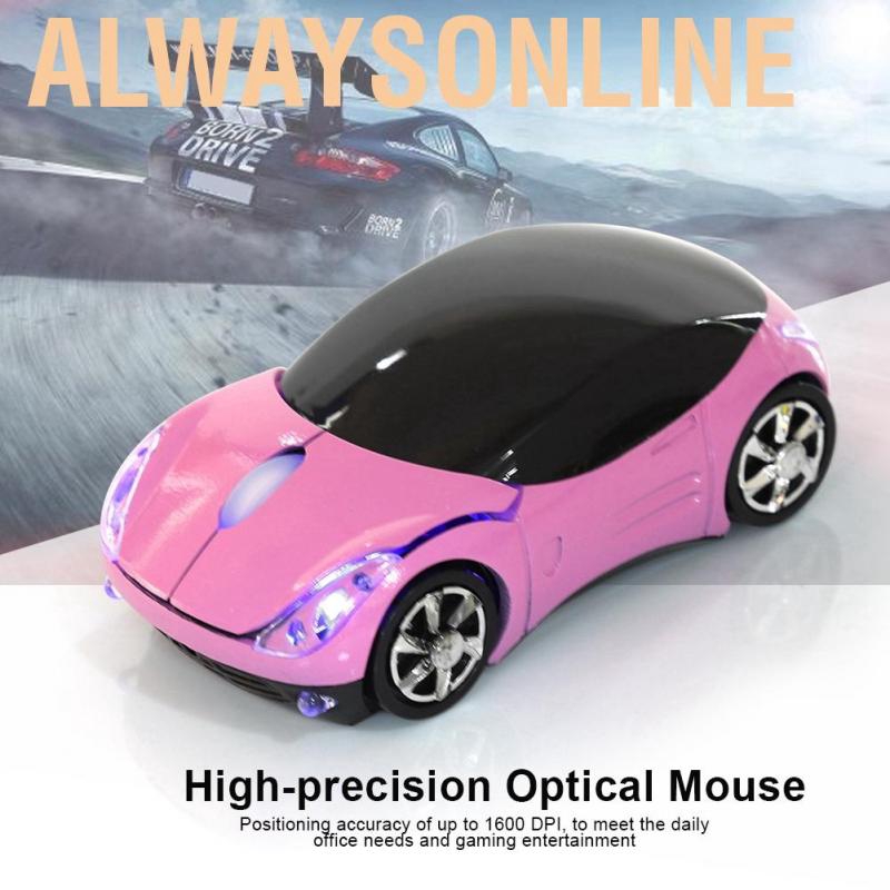 Alwaysonline Qinamei 2.4G Wireless Mouse Bluetooth Optical 1600DPI for Mac/ME/Windows PC/Tablet Gaming Office