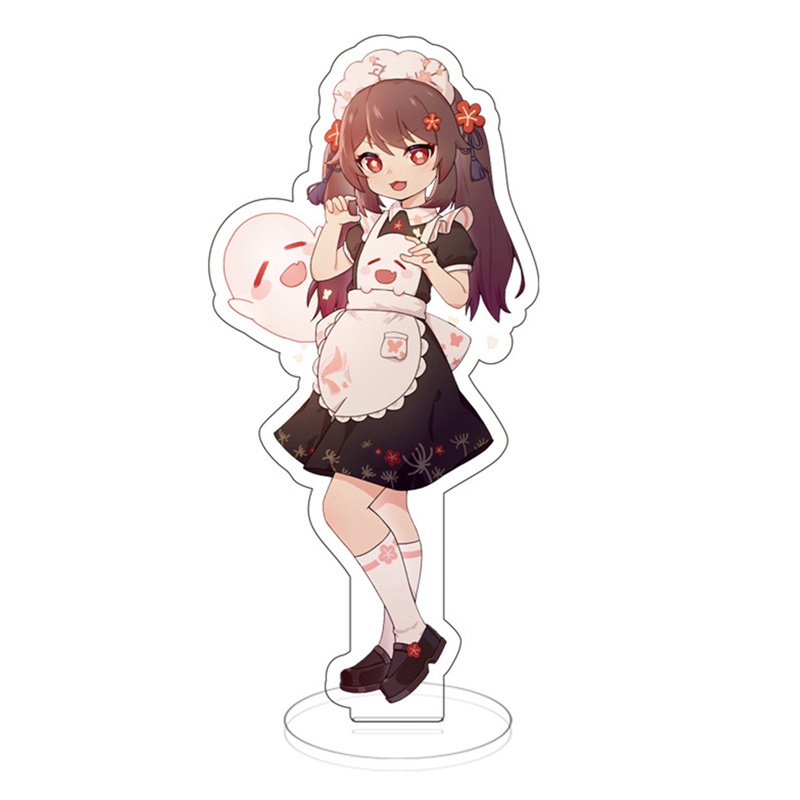 Tmdbyx Giá đỡ mô hình nhân vật anime Genshin Impact bằng acrylic dễ thương để bàn trang trí