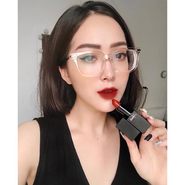 Gọng kính cận vuông, càng kính kim loại, cho cả nam và nữ 0004