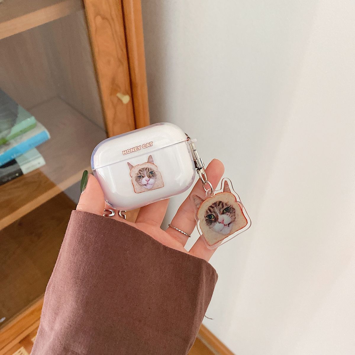 Vỏ Bảo Vệ Hộp Đựng Tai Nghe Airpods 1 / 2 / 3pro Hình Chú Mèo Đáng Yêu | BigBuy360 - bigbuy360.vn