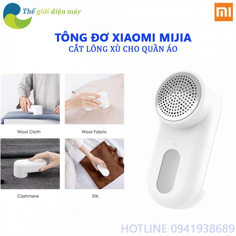 Tông Đơ Cắt Lông Xù Cho Quần Áo Xiaomi Mijia - Bảo Hành 6 Tháng - Shop Thế Giới Điện Máy