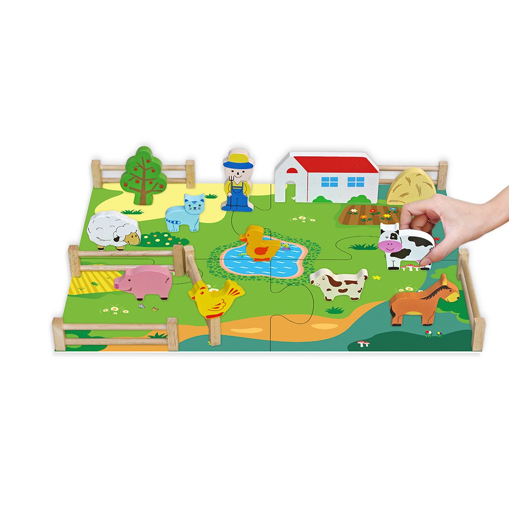 Đồ chơi gỗ Winwintoys - Trang trại của bé 62522