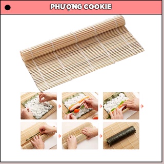 Mành tre cuộn cơm, kimbap, sushi
