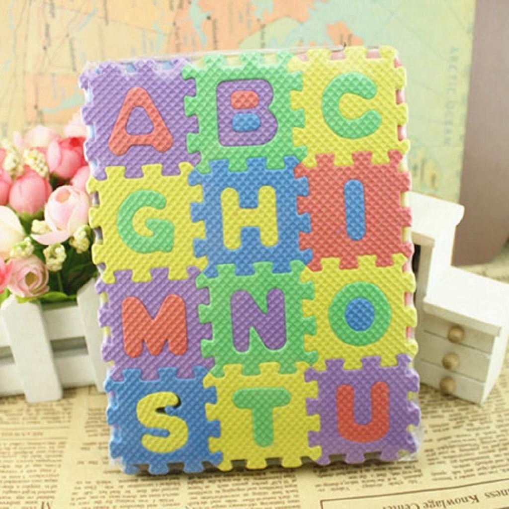 Thảm Xốp Lắp Ráp 36 Miếng Cho Bé 6x6cm