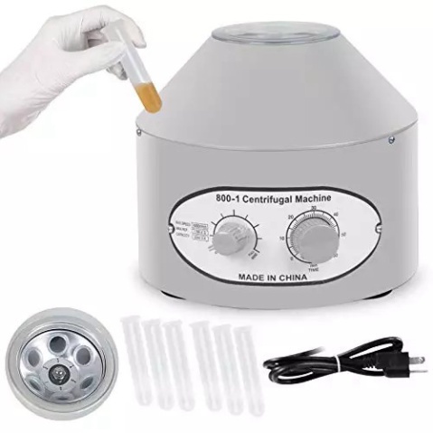 Máy Li Tâm 6 ống phân tích máu làm PRP có hẹn giờ và điều chỉnh tốc độ 2023 Bảo Hành 15 Tháng