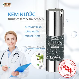 Kem Nước Trứng Cá Tầm & Trà Đen Sky