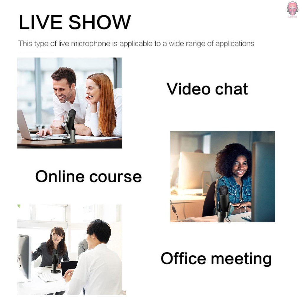 Mới Micro Usb Có Chân Đế Chống Ồn Tiện Dụng Cho Máy Tính