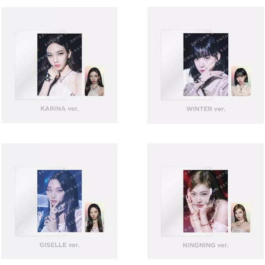 {SM official ~ Có sẵn } aespa | Savage ~ goods: Set hình đổi màu/ Nguyên seal