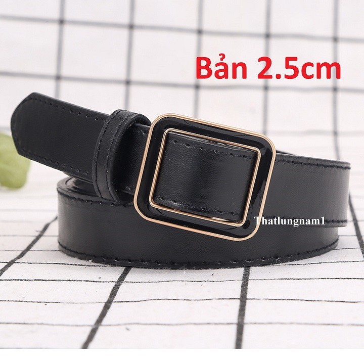 Thắt lưng vuông nhỏ ULZZANG 2.5cm