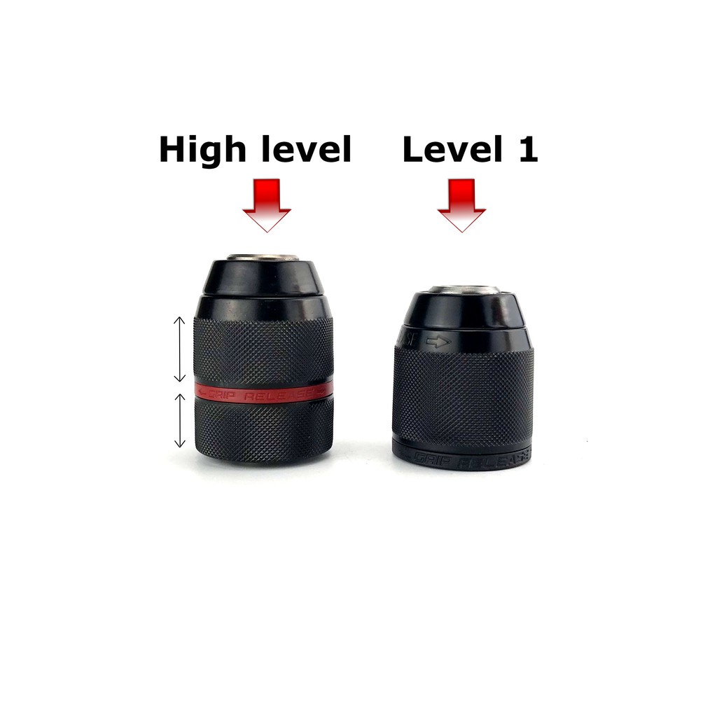 Đầu kẹp mũi khoan, bắt vít bằng thép auto lock 13mm bằng kim loại max khóa tự động có thể điều chỉnh bằng tay