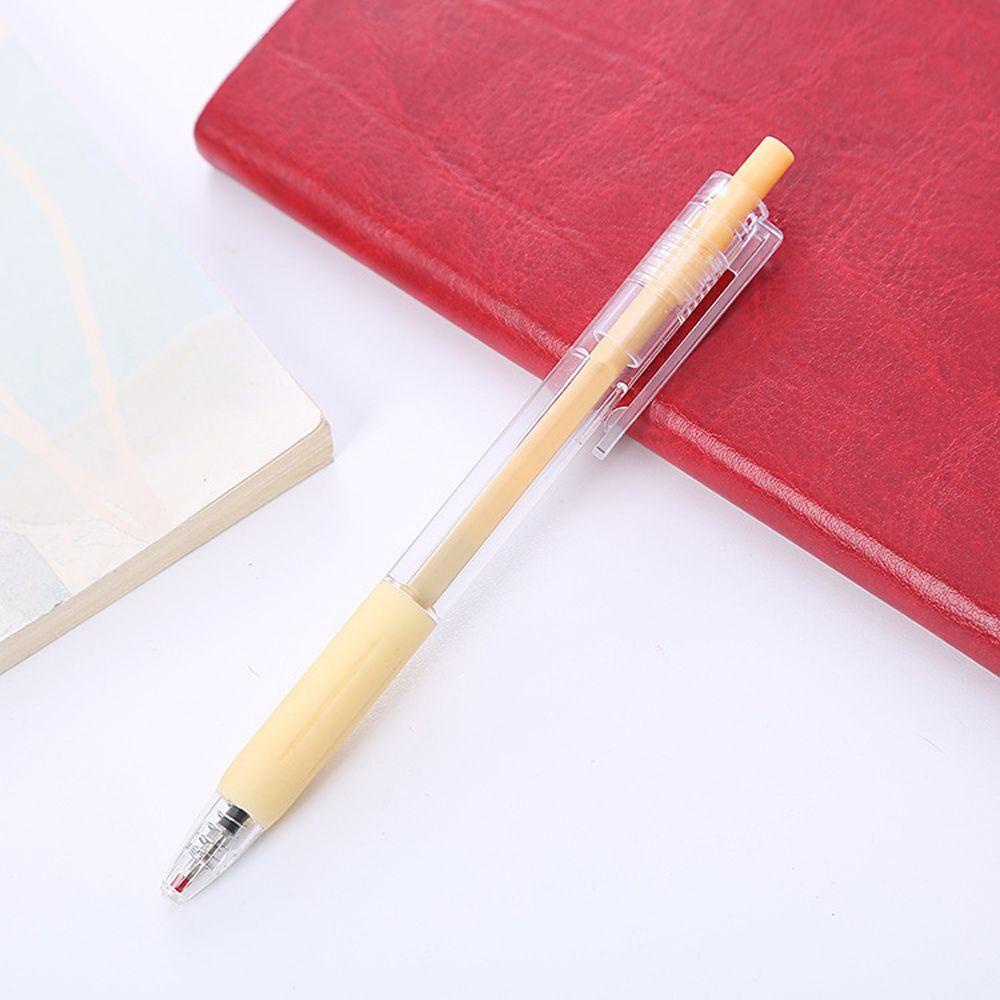 Bút mực gel MMULCK ngòi 0.5mm dạng nhấn mực đen dành cho học sinh làm quà tặng