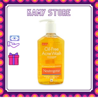 Sữa rửa mặt dạng gel Neutrogena Oil-Free Acne Wash 175ml / 269ML