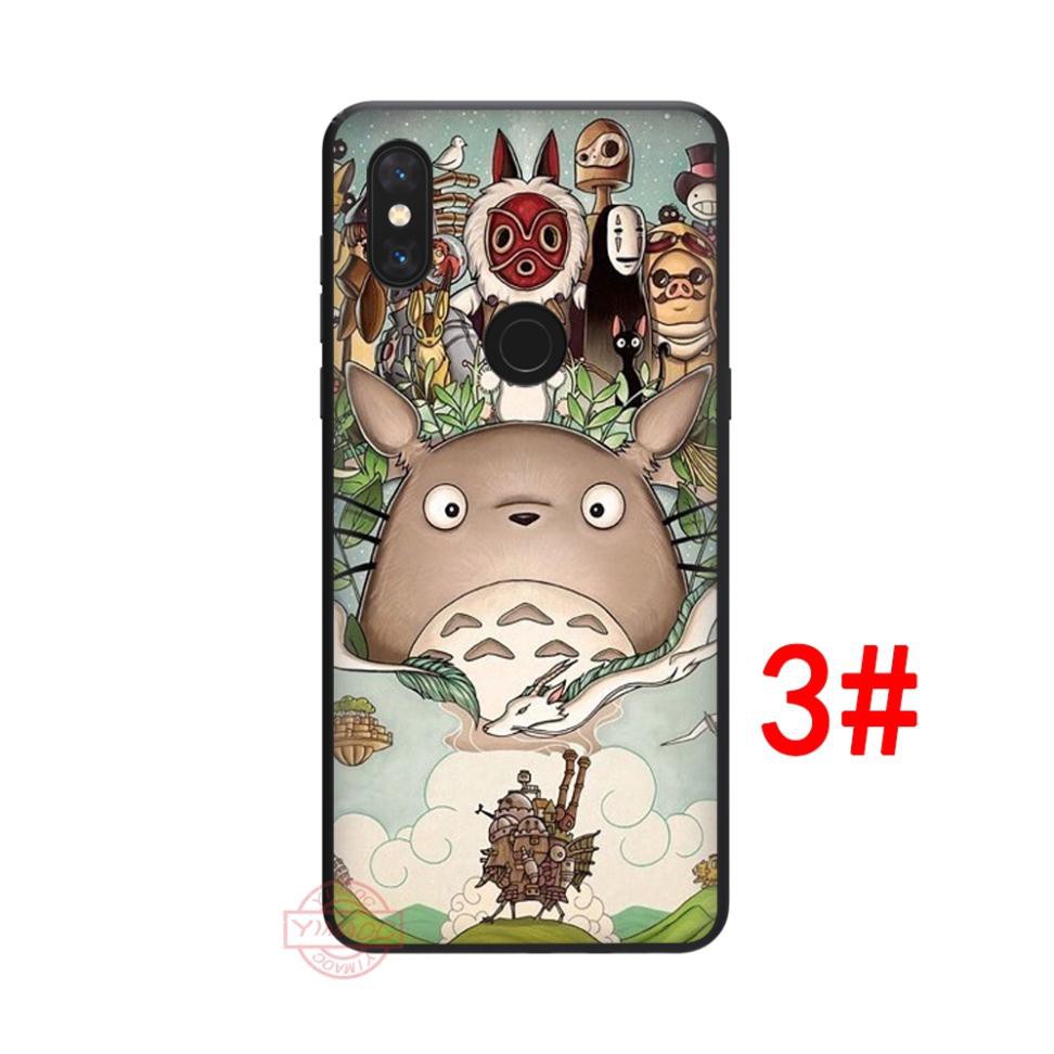  Ốp điện thoại in hình Anime Totoro dễ thương cho Xiaomi Mi 8 SE 9 SE 8 Lite A1 A2 Lite 5X 6X F1 Max 3