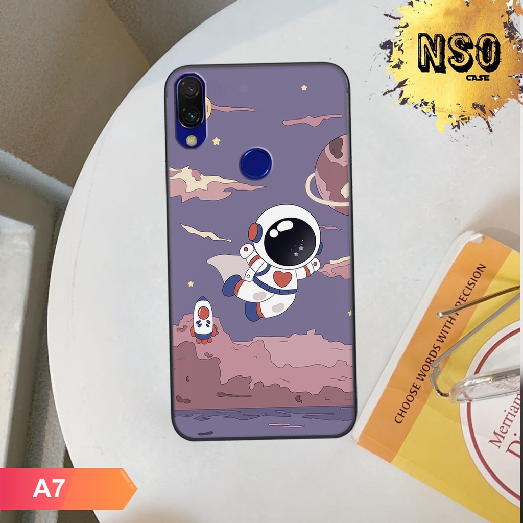 [ ..NEW.. ] Ốp Xiaomi Redmi 7 In Hình Phi Hành Gia Chất