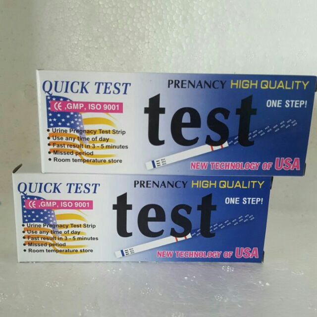 Que thử thai Quick Test phát hiện thai sớm