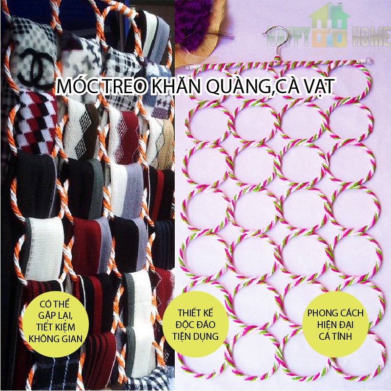Móc Treo Khăn Quàng Cổ, Cà Vạt ,Áo Lót Thiết Kế Độc Đáo, Tiện Dụng