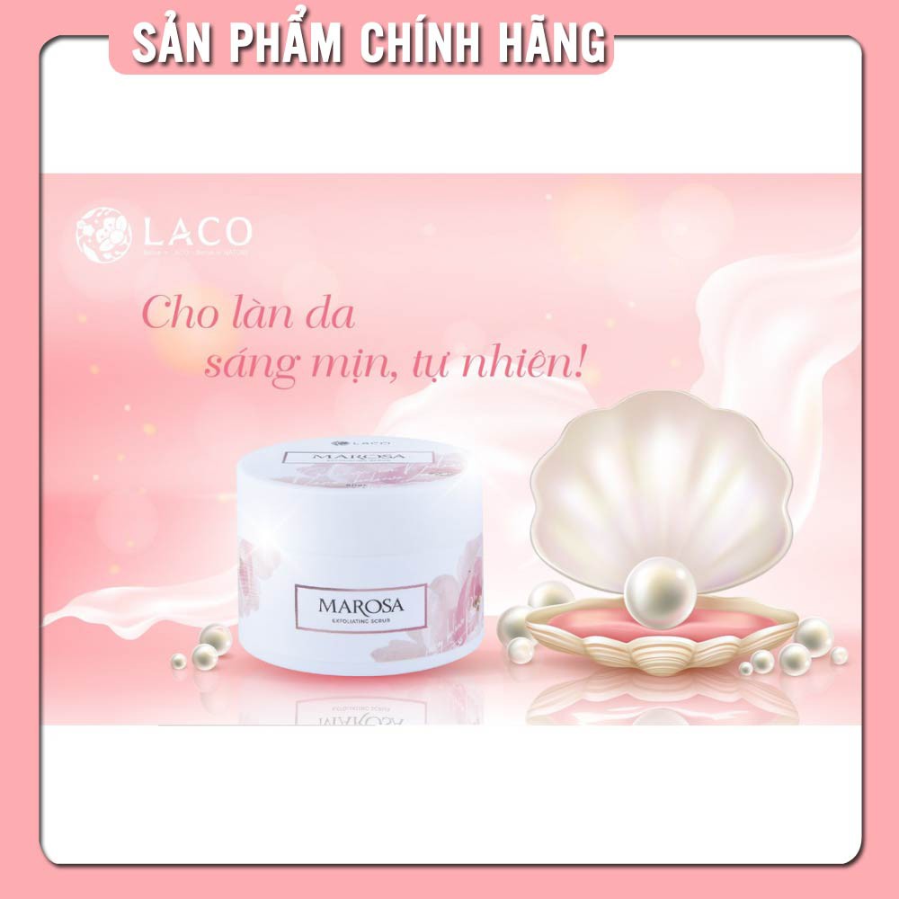 Tẩy da chết Organic Laco hoàn toàn thiên nhiên, làm sạch nhẹ nhàng, không căng rát
