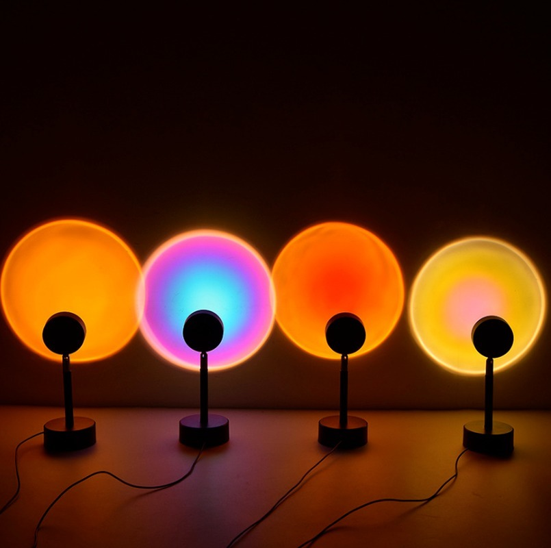 Đèn Led Chiếu Họa Tiết Mặt Trời / Mặt Trời / Cầu Vồng Trang Trí