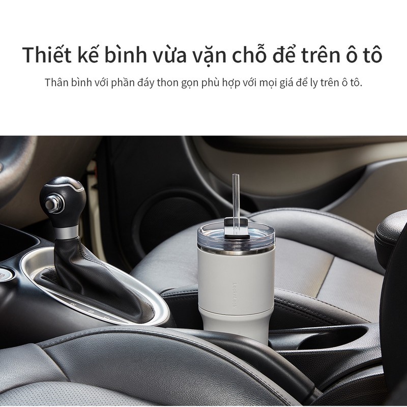 Bình giữ nhiệt Lock&amp;Lock Metro Drive 650ml thiết kế riêng cho ngưới lái xe - LHC4277S