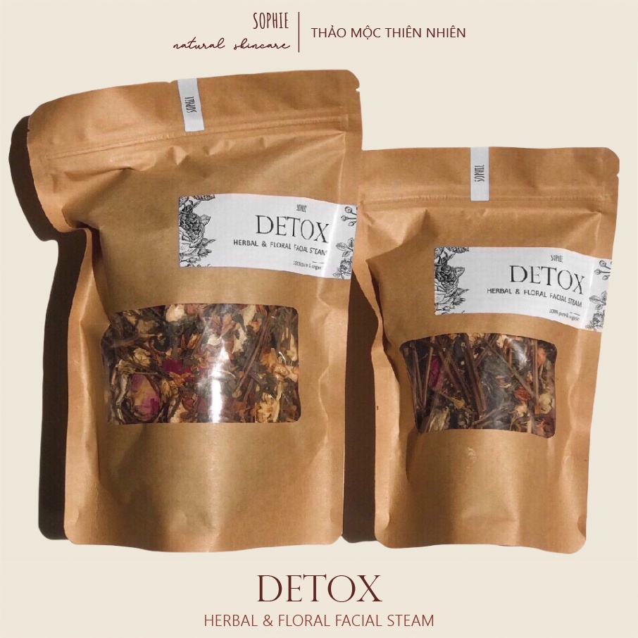 140G Detox Xông Hoa Khô Thảo Mộc Thuốc Bắc & Tinh Dầu Thiên Nhiên